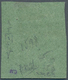 Italien - Altitalienische Staaten: Modena: 1852, 5c. Black On Green "with Point" Showing Error Of Se - Modena