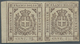 Italien - Altitalienische Staaten: Modena: 1852, Coat Of Arms 15 C. Brownish Grey, Left Margin Horiz - Modena