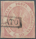 Italien - Altitalienische Staaten: Neapel: 1858, 50gr. Rose, Relatively Fresh Colour, Cut Into At Ri - Naples