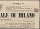 Italien - Altitalienische Staaten: Parma - Zeitungsstempelmarken: 1857, Postage Due Stamps For Newsp - Parma