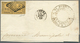 Italien - Altitalienische Staaten: Romagna: 1859, 2 Baj Black On Orange-yellow, Horizontal Pair, Lef - Romagna