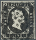 Italien - Altitalienische Staaten: Sardinien: 1851, 5 C Black, Close To Full Margins, Used With Dott - Sardinië