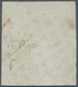 Italien - Altitalienische Staaten: Sardinien: 1851, 5 C Black, Close To Full Margins, Used With Dott - Sardinië