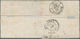 Italien - Altitalienische Staaten: Sardinien: 1852: 5 Cent. Black Nero, Verticale Pair And 40 Cent L - Sardinië