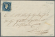 Italien - Altitalienische Staaten: Sardinien: 1851, 20 C Blue, Three Margins, Slightly Touched At Le - Sardinië