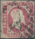 Italien - Altitalienische Staaten: Sardinien: 1851, 40c. Rose, Fresh Colour, Slightly Cut Into To Fu - Sardegna