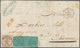 Italien - Altitalienische Staaten: Sardinien: 1853, 5 C Green, Vertical Pair, And 40 C Bright Rose, - Sardinia