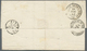 Italien - Altitalienische Staaten: Sardinien: 1862, 10 C Bistre Olive, Horizontal Strip Of Three, Ri - Sardinië