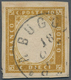 Italien - Altitalienische Staaten: Sardinien: 1862, 10c. Yellow-olive, Bright Colour, Good Margins A - Sardinië