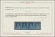 Italien - Altitalienische Staaten: Toscana: 1851, 2cr. Blue On Grey Paper, Horizontal Strip Of Four, - Toscane