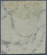 Italien - Altitalienische Staaten: Toscana: 1851, 6cr. Slate-blue On Grey Paper, Intense Colour, Cut - Toscana