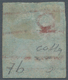 Italien - Altitalienische Staaten: Toscana: 1851: 60 Crazie Dark Scarlet On Grey, Cancelled, With Th - Toscane