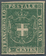 Italien - Altitalienische Staaten: Toscana: 1860, 5c. Green, Intense Colour, Touched At Left Otherwi - Toscane