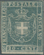 Italien - Altitalienische Staaten: Toscana: 1860, 20c. Slate, Fresh Colour, Slightly Cut Into To Ful - Toscane