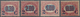 Italien: 1878, Newspaper Stamps: Surcharge 2 C In Blue On Four Different Values Incl. 0,30 L, 2,00 L - Ongebruikt