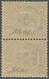 Italien: 1878, Overprinted Issue Vertical Pair 2c./2 L. Violet Red, Mint Hinged, Fine And Fresh, Mic - Mint/hinged