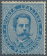 Italien: 1879, Umberto I. 25c. Blue Mint Hinged (part Original Gum), Scarce Stamp, Mi. € 600,-- (Sas - Ongebruikt