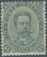 Italien: 1889, Umberto I. 45c. Grey-olive Mint Heavy Hinged, Scarce Stamp, Mi. € 2.000,-- (Sass. 46, - Mint/hinged