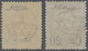 Italien: 1890, Umberto I. 30c. Brown And 50c. Violet Both Surch. 'Cmi. 20', Mint Lightly Hinged And - Ongebruikt