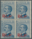 Italien: 1921, König Viktor Emanuel III. 25 C. Blau Mit Rotem Aufdruck 'B.L.P' (11½ Mm) Im Postfrisc - Ongebruikt