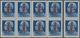Italien: 1944, C.L.N. TORINO Local Issue, 25 C To 1.25 L, Ten Complete Sets (mostly Blocks Of 10) Wi - Ongebruikt
