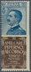 Italien - Zusammendrucke: 1924, Francobolli Pubblicitari 25c. Brown Blue "PIPERNO", Mint Original Gu - Zonder Classificatie