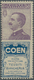 Italien - Zusammendrucke: 1924, Francobolli Pubblicitari 50c. Violet Blue "COEN", Mint Original Gum, - Zonder Classificatie