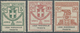 Italien - Portofreiheitsmarken: 1924, LEGA NAZIONALE TRIESTE Issue Three Values 5c. , 10c. And 30c. - Zonder Portkosten