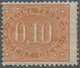 Italien - Portomarken: 1869, 10c. Brownish Orange, Fresh Colour, Well Perforated, Mint Original Gum - Strafport