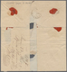 Italien - Portomarken: 1867, Letter From Rome To Livorno, Franked To The Border With A Pair Of The 6 - Strafport