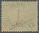 Italien - Portomarken: 1874, 1l. Blue/brown, Fresh Colour, Normally Perforated With Some Flat Perfs - Strafport