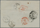 Italien - Portomarken: 1871, Two Unfranked Letters From TAGANROG Respectively ODESSA Each Sent To GE - Strafport