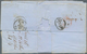 Italien - Portomarken: 1871, Incoming Mail: Brasil, Part Of Folded Letter Cover, Sent From RIO DE JA - Strafport