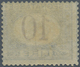 Italien - Portomarken: 1874, 10 Lire Blue And Brown, Mint With Gum, Fine Condition. Certificate Rayb - Segnatasse