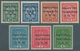 Italienische Besetzung 1918/23 - Julisch-Venetien: 1918, Overprints On Austria, 3h. To 4k., Complete - Venezia Giulia