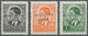 Italienische Besetzung 1941/43 - Montenegro: 1941 LOVCEN PARTISAN STAMPS Complete Set Of Three, Mint - Montenegro