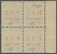 Italien - Lokalausgaben 1944/45 - Mantova: 1944, 25 On 25l. Slate, Marginal Block Of Four, Unmounted - Altri & Non Classificati