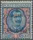 Italienische Post In China: 1918, PECHINO, $2 On 5l. Blue/rose, Mint O.g. Sass. 27, 900 € (2019). - Tientsin