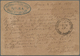 Italien - Ganzsachen: 1877: 10 C Postal Stationery Card With 5 C DLR Additional Franking Posted In R - Interi Postali