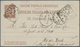 Italien - Ganzsachen: 1883: 15 C. Brown Postal Stationery Card, Tarif For U.P.U. Members With More T - Interi Postali