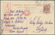 Italien - Ganzsachen: 1919, 14.3., Postal Stationary With Advertising "Pneumatici Michelin" And Over - Stamped Stationery