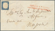 Italien - Stempel: 1861. Cover To Naples With Uncancelled Sardinia 20 C Blue With Red L2 "ARRIVO A N - Storia Postale