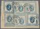 Italien - Besonderheiten: 1866, Six Transitional Fiscal Stamps - 3x Lire Italiane 0,07 (Fiorini 0,03 - Unclassified