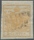 Österreich - Lombardei Und Venetien: 1850, 5 Cmi. Braunorange Handpapier Type I (Platte 1) Mit Zarte - Lombardo-Veneto