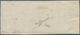 Österreich - Lombardei Und Venetien: 1850, 5 C. Gelb, Erstdruck, Dreimal Auf Briefstück, Entwertet M - Lombardije-Venetië