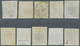 Österreich - Lombardei Und Venetien: 1850, 10 C Schwarz, Handpapier, Partie Mit 10 Gestempelten Mark - Lombardy-Venetia