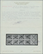 Delcampe - Österreich - Lombardei Und Venetien: 1850, 30 C Braun, Erstdruck, Senkrechter Achterblock Mit Unten - Lombardije-Venetië