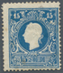 Österreich - Lombardei Und Venetien: 1859, 15 So Blau, Type II, Ungebraucht Mit Originalgummi, Farbf - Lombardije-Venetië