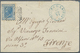 San Marino: 1877, Italy: 20 C Blue, Tied By Grid Cancel "S.Mno", Along With Blue Double Circle Dater - Andere & Zonder Classificatie