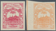 San Marino: 1916, Imperforate PROOFS For UNISSUED RED CROSS Stamps 'Pro Croce Rossa' 10+5cent. Carmi - Andere & Zonder Classificatie